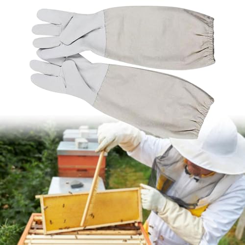 YsXoWiui 2 Pçs Luvas de Apicultor Apicultor Suprimentos Ferramentas Jardinagem Luvas Protetoras Mão