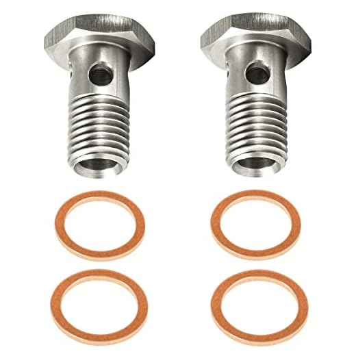 Fuel Banjo Bolt Ultra High Flow Upgrade Kit for Ford 6.0L & 6.4L fit for Powerstroke F250, F350, 450, F550