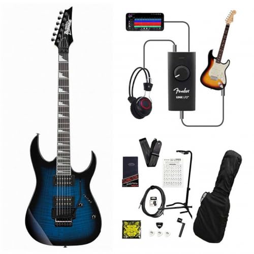Ibanez/Gio GRG320FA-TBS (Transparent Blue Sunburst) アイバニーズ 録音&セッションで上達!Link I/O付き13点セット