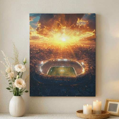 Toile murale paysage ciel orange inspirante pour une atmosphere sereine a la maison