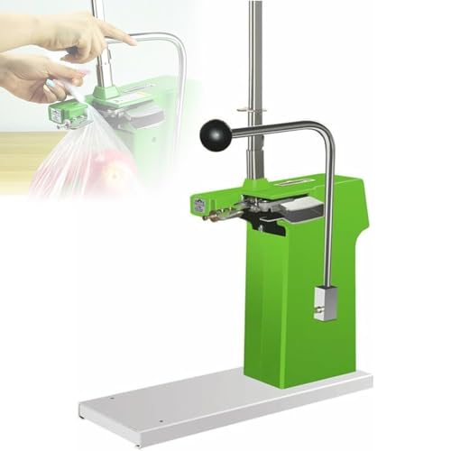 Sigillatrice a forma di U per sacchetti di plastica, include 2000 graffette, ideale per imballaggi alimentari nei supermercati e nei negozi di frutta fresca