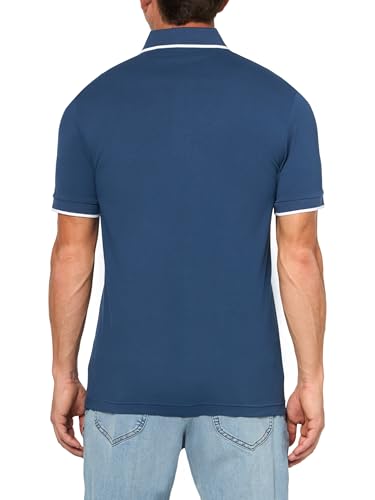 BOSS Men's Square Patch Logo Slim Fit Cotton Polo Shirt2