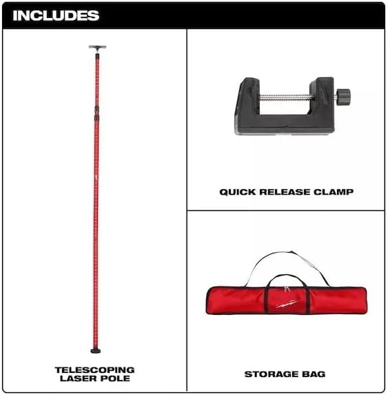 48-35-1511 For Milwaukee Tool12 Ft. Telescoping Laser Pole