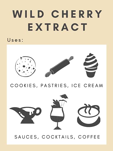 Native Vanilla - Pure Cherry Extract - 2 Fl Oz - Pure Flavors and Extracts - Perfect for Cooking, Baking, and Dessert Crafting