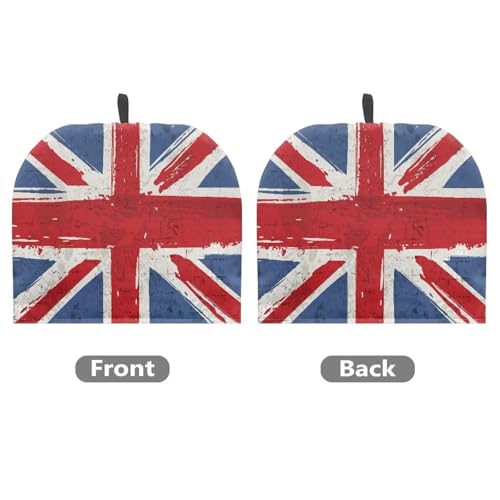 Image of Union Flag Teapot Cover for Kitchen Accessories Dust Proof Tea Pot Cozy for Keeping Warm Extra Thick Machine Washable Coffee Pot Cloth Covers