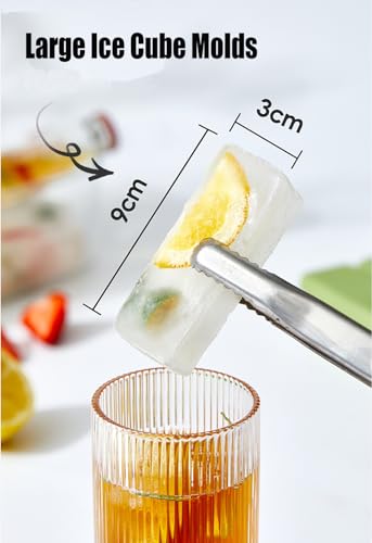 Set de 4 moldes de silicona para hielo con tapa miniatura 5