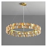 Matériaux de haute qualité : Fabriquée à partir de verre de qualité supérieure, cette lampe suspendue décorative assure la durabilité tout en dégageant de la sophistication, ce qui en fait un ajout intemporel à votre décoration intérieure.