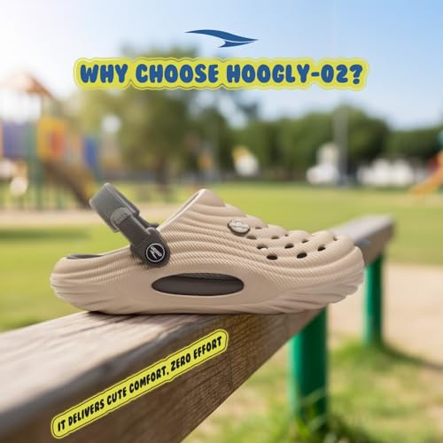 Image of ASIAN Hoogly-02 Kids Clogs with Lightweight Design, Soft Cushioning | Breathable, Flexible, Anti-Slip Grip, Comfortable for Playtime, Travel