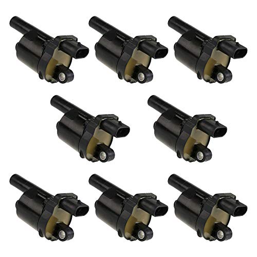 8 PCS Ignition Coil For V8 5.3L 6.0L 6.2L 14-19 Corvette Silverado 1500/15-19 Suburban Tahoe - 15-19 Escalade ESV - 14-19 Sierra 1500/15-16 Sierra 2500 3500 HD / 15-19 Yukon XL