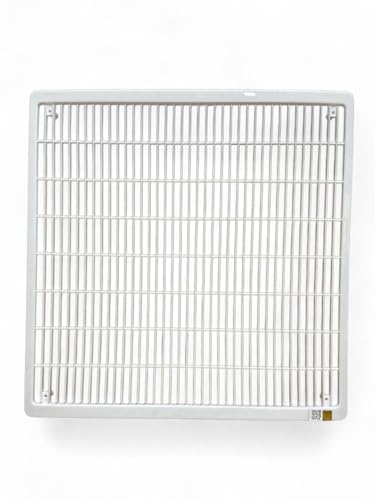 AC Jali Outdoor 18×18 Inch – 16×16 Inch Hole Spacing | Measure Before Buying | PVC Rust-Free AC Outdoor Jali Grill for 1.5 Ton AC | Weather Resistant, Easy Install