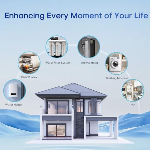 Image of ICEPURE 5 Micron 20 inch x 4.5 inch Whole House Water Filter Cartridge PP+CTO 2-Stage Sediment and Carbon Filter Set, Replacement for FC25B, EPM-20BB, CB-BB-20, DB20P, EP-20BB, CTO-F20B-5, F3WGB32BM, 2 Pack