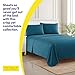 1500 Supreme Collection Full Sheet Sets Teal - Luxury Hotel Bed Sheets and Pillowcase Set for Full Mattress - Extra Soft, Elastic Corner Straps, Deep Pocket Sheets, Full Teal
