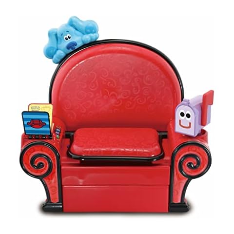 LeapFrog Blues Clues Play & Learn Thinking Chair, Interactive Toddler Toy with Phrases, Sounds & Music, Educational Toy with Games and Activities,Ages 2 Years +,Red,385 x 527 x 500 millimeters Cover