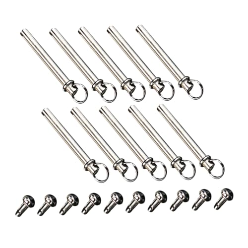 VINTORKY 10sets Folding Fan Rivet Nail Nut Repair Kit Fasteners for Hand Held Fans