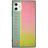 バンダイ 鬼滅の刃 iPhone 11/XR(6.1インチ)対応スクエアガラスケース 甘露寺 蜜璃(かんろじ みつり) KMY-08J ピンク