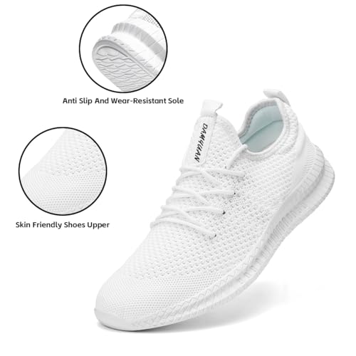 Image of Running Shoes for Women Slip On Tennis Walking Sneakers Sport Fashion Casual Workout Gym Athletic Hiking Nurse Non Slip Lightweight Breathable Trainers