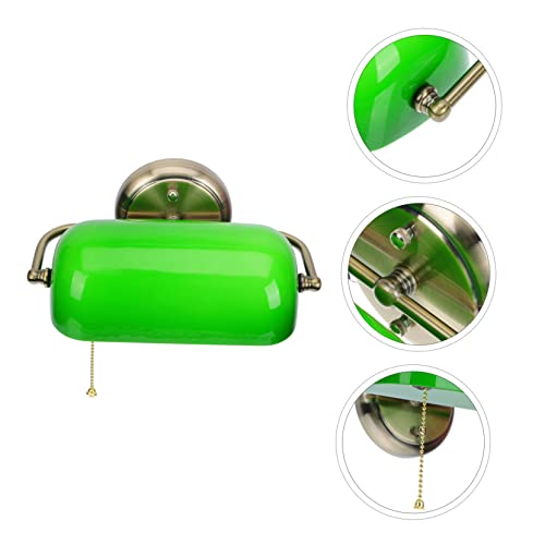 Lámpara de pared verde de metal finamente elaborada estilo vintage 3