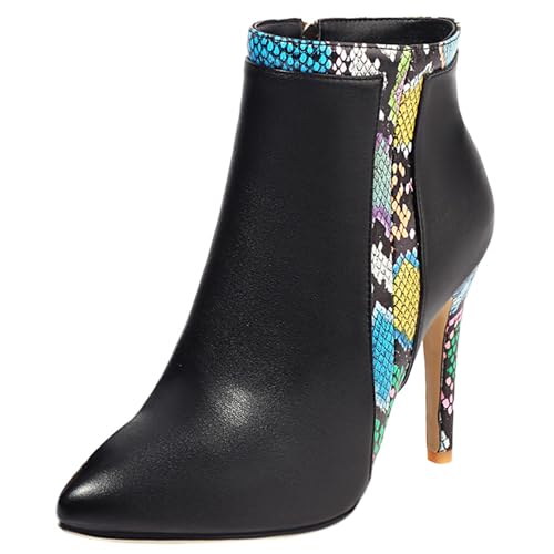 Bottes de cheville suède Gicoiz talons aiguilles femme bottines pointues mode