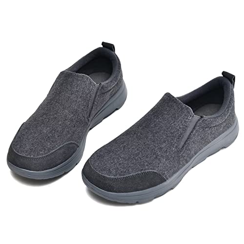 TIOSEBON Men's Slip On Walking Loafers-Comfortable Tennis Driving Work Shoes2