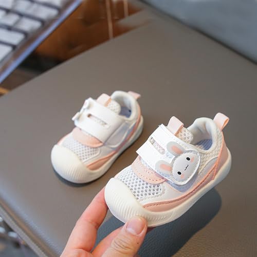 Baby Breathable Sneakers Infants Mesh Sport Shoe Lightweight First Walking Shoes Cute Bear Bunny Decoration Indoor Non-Slip4