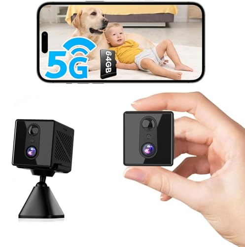 aidowocam Mini Kamera 4K Überwachungskamera mit 64G SD WLAN WiFi Camera Live Übertragung Handy APP Für Lange Standby Akku Kamera,Bewegungsmelder Nachtsicht aidowocam Mini Kamera 4K Überwachungskamera mit 64G SD WLAN WiFi Camera Live Übertragung Handy APP Für Lange Standby Akku Kamera,Bewegungsmelder Nachtsicht