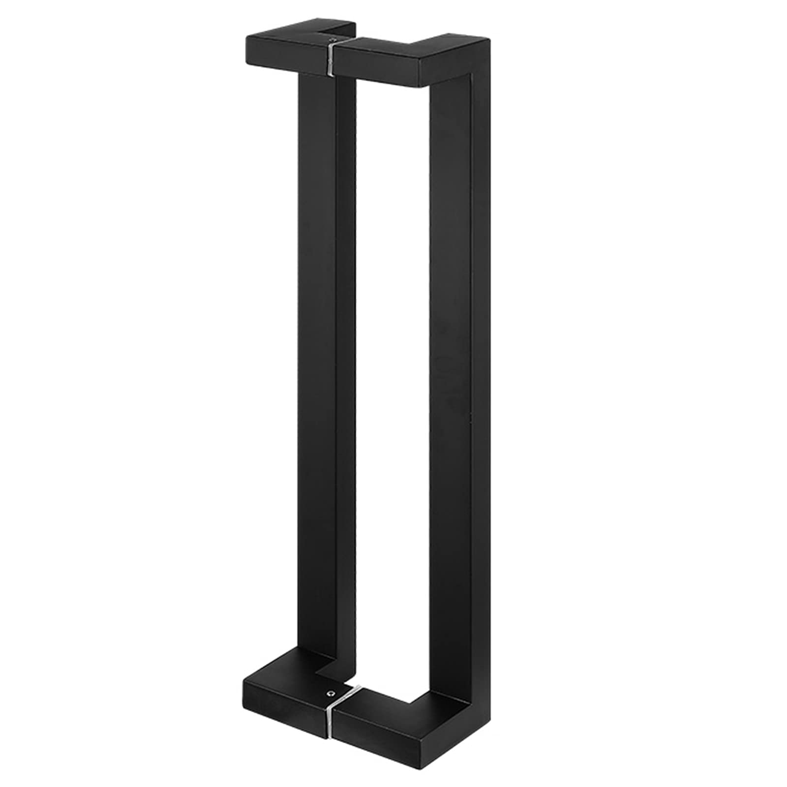MXXQRHF Double Sided Barn Door Handle - 31.5in Black Stainless Steel Push Pull Handles for Interior & Exterior Doors, Bathroom, Contemporary & Commercial Use
