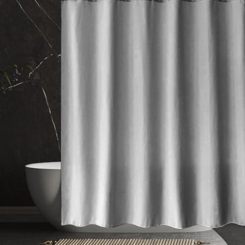 Tissu de douche 200 x 170 cm extra long lavable et anti moisissure