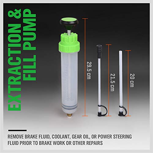 SWANLAKE 200cc Fluid Extractor, Extraction&Fill Pump,Fluid Syringe Pump Manual Suction Vacuum Fuel Car Transfer - Image 3