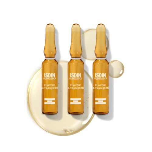 ISDIN Serum Facial Antioxidante de Día Flavo-C Ultraglican, Multicolor, 93 g (Paquete de 1)