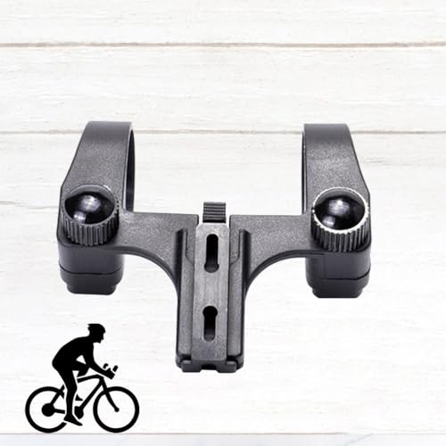Image of balacoo Bike Headlight Bracket for Mountain and Road Bikes with Anti-Skid Pads Universal Center Holder Lamp Bracket for Front Bicycle Light Mounting