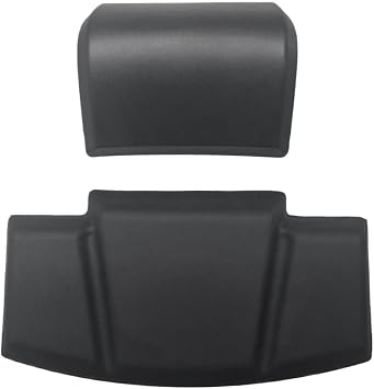 Motorcycle Backrest Pad Kits Black Motorcycle Backrest Soft PU Rear Case Cushion Modification Accessories Passenger Back Pad Universal