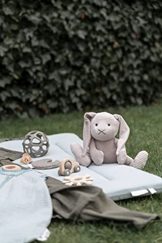 BO Baby's Only - Boxkleed Fresh ECO - Parklegger - Speelkleed - Misty Blue - 75x95 cm - 100% Ecologisch katoen - Extra dik - Tweezijdig te gebruiken - Afbeelding 4