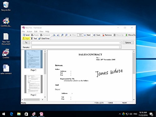 image for CIMSUN CimFAX A5 Paperless Fax Machine Send Fax from PC/Mobile Phone v