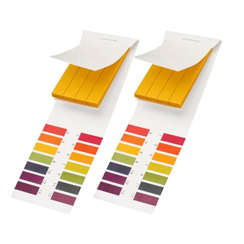Tiras de prueba de pH (160 piezas), medición rápida Aideepen para piscina, cosméticos y frutas, tiras de prueba de calidad del agua de alta precisión