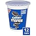 OREO Minis Chocolate Sandwich Cookies, 12 - 3.5 oz Snack Cups