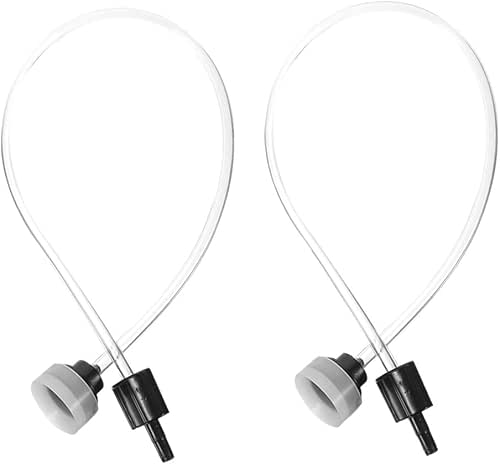 2 Pcs Storage Tube Vacuum Sealer Attachment Dedicated Sealing Machine