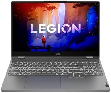 2025 Gaming Laptop | Legion 5 | AMD 8-Core Ryzen 7 7840HS | NVIDIA GeForce RTX 4060 | 16GB DDR5 | 512GB SSD | 15.6" 1920 x 1080 144Hz | Win11 Home - Wi-Fi 6 - BT 5.2 - Backlit KB - Storm Grey