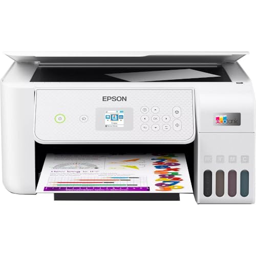 Imprimante Epson EcoTank L3286 jet d'encre A4 avec connectivité Wi-Fi et haute résolution 5760 x 1440 dpi