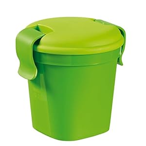 CURVER Mok Lunch & Go maat S in donkergroen/lichtgroen, kunststof, S (1 stuks)