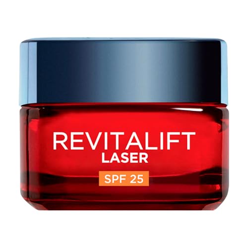 L'Oréal Paris Revitalift Laser X3 para habitación infantil regeneradora y antienvejecimiento, SPF 25, 50ml
