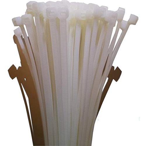 Bridas de 150 x 3,6 mm – 1000 bridas certificadas de calidad – natural/blanco