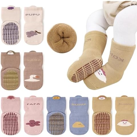 Auranso Baby Thermal Grip Socks for Toddlers Cover