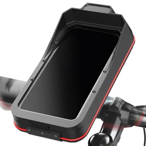 Soporte para teléfono de Motocicleta - Impermeable para teléfono móvil de Motocicleta, Soporte teléfono, Abrazadera teléfono Celular en el Manillar repartidores,
