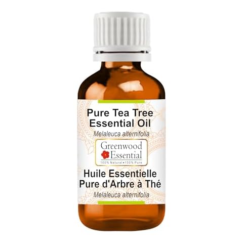 Greenwood Essential Tea Tree Essential Oil (Melaleuca alternifolia) Steam Distilled 5ml (0.16 oz) Cover