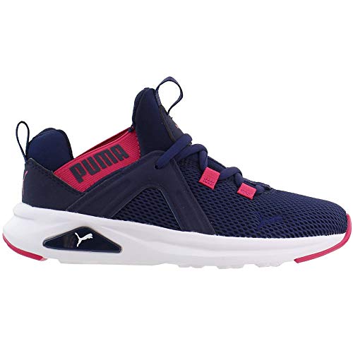 Image of PUMA unisex child Enzo 2 Weave Slip on Sneaker, Peacoat-bright Rose, 1.5 Little Kid US