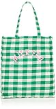 [ミルクフェド]ギンガムトートバッグ GINGHAM TOTE BAG 103202053005 グリーン