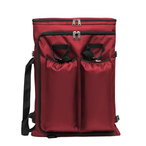 Image of Art Portfolio Carry Bag 4K Oxford Artist Backpack Adjustable Shoulder Bag Tote Artist Portfolios Case Water-Resistant Drawing Board Bag for Art Supplies Storage Transport Traveling, 26 x 18 Inch