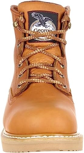 Georgia Men's Wedge Farm & Ranch Boots - G6342, 9.5 M US, Barracuda Gold | Image 2