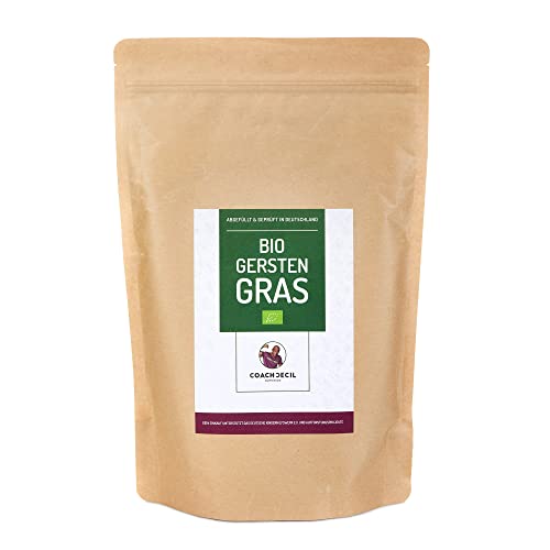 Coach Cecil Bio Gerstengras Pulver in reiner und geprüfter Qualität - 500g Cover
