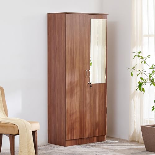 Image of Home Centre Helios Alton 2-Door Wardrobe with Mirror